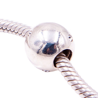 Chamilia Roundabout Sterling Silver Clear CZ Sphere Charm Bead