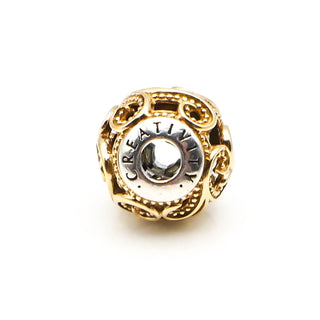 Pandora ESSENCE Creativity 14K Gold Charm With Sterling Silver Core