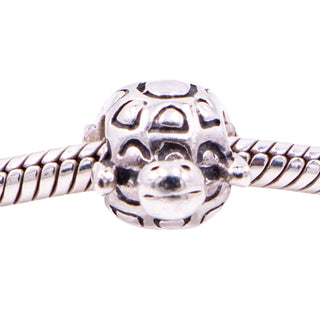 Pandora Turtle Charm Sterling Silver Animal Bead Retired