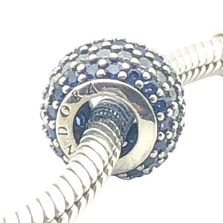 Pandora Blue Nautical Pave Lights Sterling Silver Charm