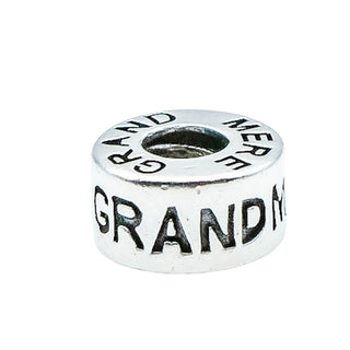 Chamilia Grandmother Grand Mere Abuela Sterling Silver Charm Bead