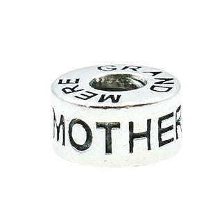 Chamilia Grandmother Grand Mere Abuela Sterling Silver Charm Bead