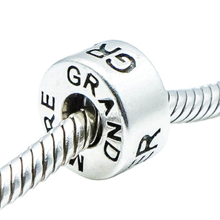 Chamilia Grandmother Grand Mere Abuela Sterling Silver Charm Bead