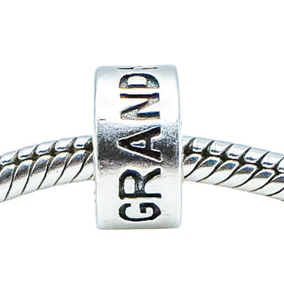 Chamilia Grandmother Grand Mere Abuela Sterling Silver Charm Bead