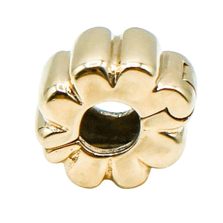 Pandora 14K Gold Ribbed Clip