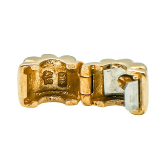 Pandora 14K Gold Ribbed Clip