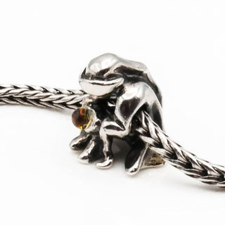 TROLLBEADS Rare The Seer Bead Sterling Silver Charm