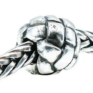 Trollbeads Plait Bead Sterling Silver Charm