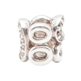 Pandora Circle of Friends Charm Sterling Silver with Brown & Clear Zirconia