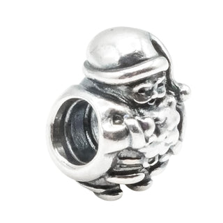 Pandora Santa Claus Sterling Charm Christmas Bead