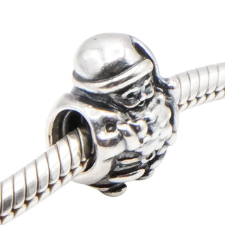 Pandora Santa Claus Sterling Charm Christmas Bead