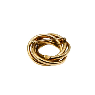 Vintage 12K Yellow Gold Filled Infinity Brooch