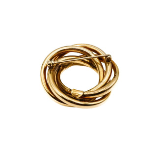 Vintage 12K Yellow Gold Filled Infinity Brooch