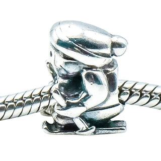 Chamilia Bunny Hill Skier Sterling Silver Charm Bead