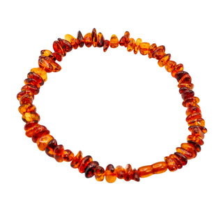Vintage Honey Cognac Baltic Amber Graduated Necklace 18.5 Inches