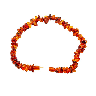 Vintage Honey Cognac Baltic Amber Graduated Necklace 18.5 Inches