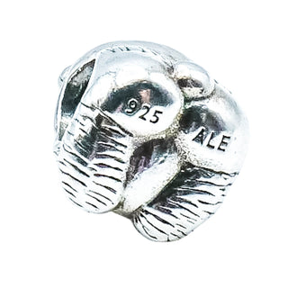 Pandora Panda Sterling Silver Charm With Black Enamel