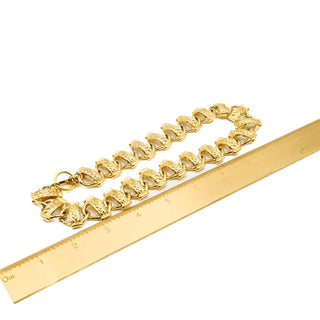 Vintage ANNE KLEIN Etruscan Gold Plated Necklace Size 17 Inches