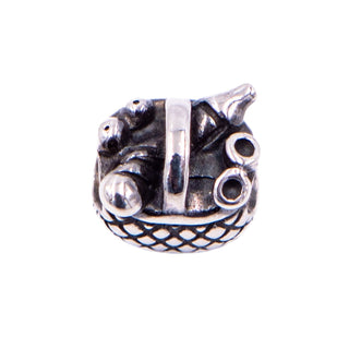 Pandora Retired Picnic Basket Sterling Silver Charm