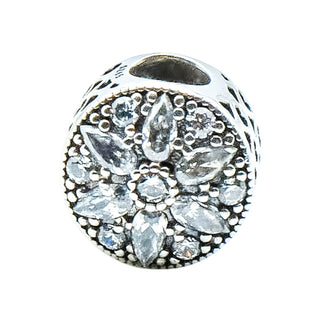 Pandora Radiant Bloom CZ Charm Sterling Silver 791762CZ Retired