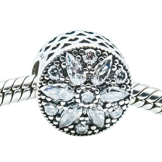 Pandora Radiant Bloom CZ Charm Sterling Silver 791762CZ Retired