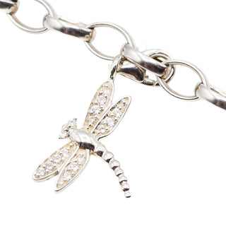 Thomas Sabo Dragonfly Sterling Silver Charm Pendant With Clear Cubic Zirconia