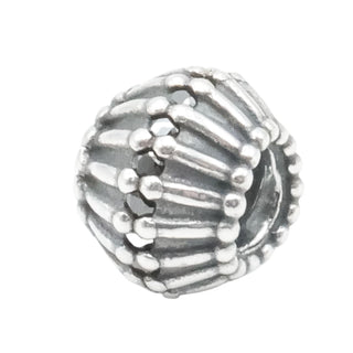 Pandora Retired Show Stopper Black CZ Sterling Silver Charm