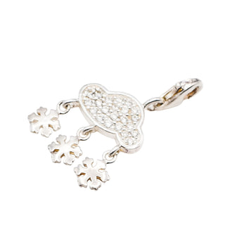 Thomas Sabo Charm Club Snow Cloud Sterling Silver Pendant With Crystals