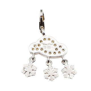 Thomas Sabo Charm Club Snow Cloud Sterling Silver Pendant With Crystals
