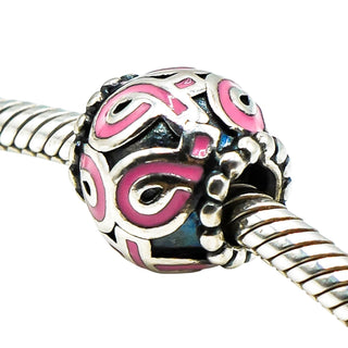 Pandora Pink Ribbon Sterling Silver Breast Cancer Awareness Charm