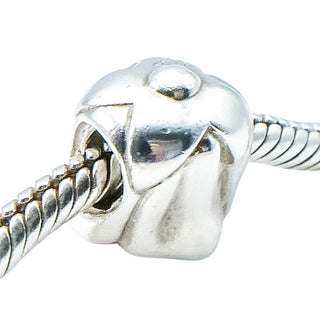 Chamilia Mom Rose Sterling Silver Charm With Pink Enamel