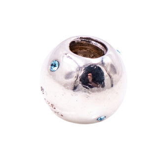 Chamilia Soho Collection Roundabout Sterling Silver Blue CZ Charm Bead