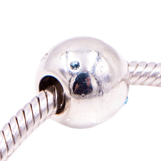 Chamilia Soho Collection Roundabout Sterling Silver Blue CZ Charm Bead
