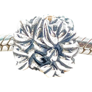 Pandora Retired Palm Tree Sterling Silver & 14K Gold Coconuts Charm