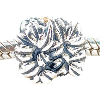 Pandora Retired Palm Tree Sterling Silver & 14K Gold Coconuts Charm