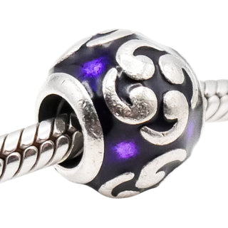 Pandora Purple Zen Sterling Silver Charm