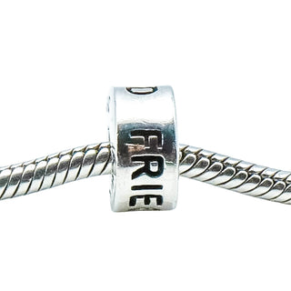 Chamilia Friend Amigo Ami Sterling Silver Charm Bead