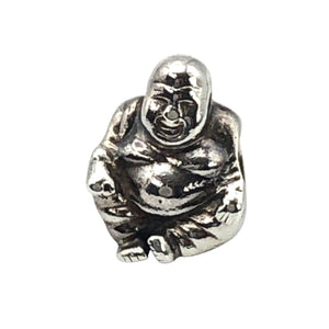 Pandora Retired Smiling Buddha Sterling Silver Meditation Peace Charm