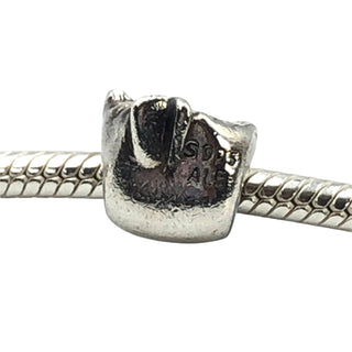 Pandora Retired Smiling Buddha Sterling Silver Meditation Peace Charm