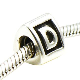 Pandora Alphabet Initial Letter D Sterling Silver Charm