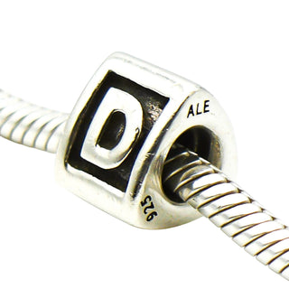 Pandora Alphabet Initial Letter D Sterling Silver Charm