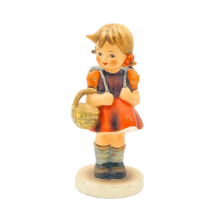 Goebel Hummel School Girl # 81/0 TMK-6 Porcelain Figurine