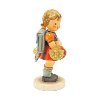 Goebel Hummel School Girl # 81/0 TMK-6 Porcelain Figurine