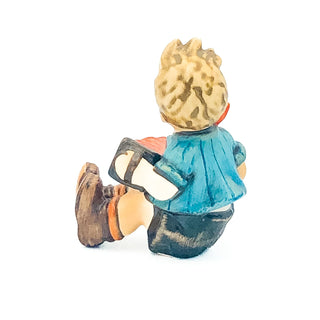 Goebel Hummel Boy With Accordion # 390 TMK-6 Porcelain Figurine