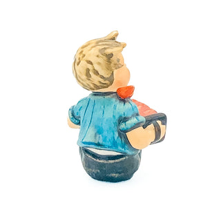 Goebel Hummel Boy With Accordion # 390 TMK-6 Porcelain Figurine