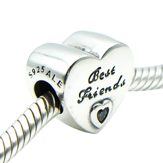 Pandora Friendship Heart Sterling Silver Charm