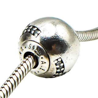 Pandora Essence Pisces Zodiac Sterling Silver Charm With Clear Zirconia