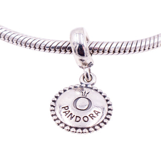 Pandora Day of the Dead Mexico Sugar Skull Sterling Silver Enamel Dangle Charm