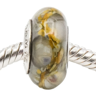 Chamilia Pressed Flower Murano Glass Charm With Sterling Silver Core OB-195