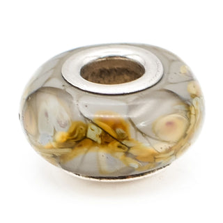 Chamilia Pressed Flower Murano Glass Charm With Sterling Silver Core OB-195